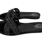 Vince Camuto Shoes Black Crossband Jelly Slide Sandals Size Women's 7 Photo 0