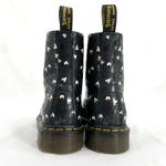 Dr. Martens Pascal Wild Hearts Printed Black Valentine Lover Boots 1460 Size 7 Photo 8