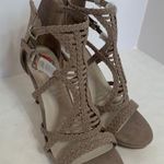 Fergalicious Tan Lace Heels Photo 2