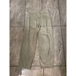 PILCRO The Breaker Women's Light Green High Rise Pleated Tapered Jeans Size 25 Photo 1