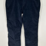 Levi's  505 Straight Leg Corduroy Stretch Pants Navy Blue Womens Size 33 33x32 Photo 0