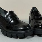 Sincerely Jules Black ‘Dylan’ Chunky Loafers Clogs Mules Heels Shoes Size 8.5 🐝 Photo 5