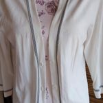 Valerie Stevens  L Very Fine White Cardigan Sweater Photo 0
