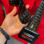 Guess Red Coat with Black buttons and Black Belt Size Small Photo 4