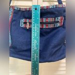 Cute Denim/Aztec Print Purse Blue Small Shoulder Bag Pockets‎ Photo 4
