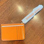 Kate Spade Bright Orange Leather Kena Small Wristlet Photo 4