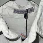 LF CARMAR NAVY BLUE & WHITE STRIPED COTTON LOOSE FIT BUTTON DOWN SMALL Photo 5