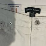 DKNY White Bermuda Shorts Classic Cotton Blend Photo 4