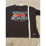 Billabong Life Is Good Ladies Tee Shirt Gray XS " Totally Board" ( Pre Owned) Photo 3