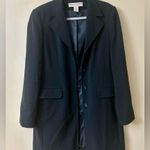 Apostrophe Long Black Blazer | Light Jacket Photo 0