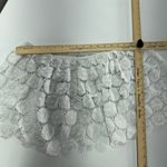 Trina Turk Bardot Top Womens X Small Daisy Floral White Crochet Off Shoulder Photo 8