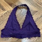 Intimately Free People Purple Lace Halter Bralette Photo 3