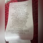 Liz Claiborne  Festive Red and White sweater Photo 5