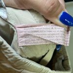 ZARA  Pants Womens Size 8 Beige Flat Front Straight Leg Cargo Pockets Y2K 90s Photo 7