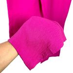 New Happily Grey Cozy Drawstring high rise wide leg Lounge Pink Pants Medium Photo 3