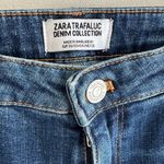 ZARA Trafaluc Medium Blue Distressed Jeans with Pearl Hem Skinny Jeans, Size 4 Photo 7