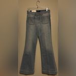 7 For All Mankind Dojo Tailorless Wide Leg Flare Jeans Light Wash Size 29 NWT Photo 3