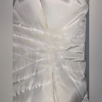 Oscar de la Renta Y2k  down feather long puffer fox fur jacket L winter holiday Photo 8