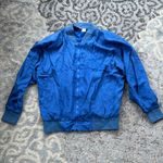 Vintage JPL Fashion Silk Tracksuit Blue Large Photo 1