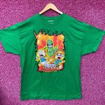 Nickelodeon Rugrats Reptar Rept-Aah! Tommy & Chucky Green T-Shirt XL Photo 0