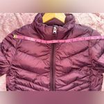 Abercrombie & Fitch  Women's Puffer Jacket Lightweight Down Insulated Maroon S Photo 6