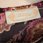 Tinley  Floral Paisley Scoop Neck Dress‎ Women's Medium Black Cottagecore Grandma Photo 2