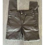 Banana Republic Women's High Rise Skinny Coated Jeans Black Size 0 Photo 0