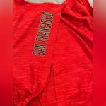NFL  Women's Large San Francisco 49ers Red Marathon‎ Open Back Tie Back Tank Top Photo 11