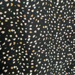 Roolee  Black Floral Shift Ruffle Hem Dress Photo 4