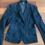 DKNY π | Denim Fitted Blazer Navy Size 2 Photo 1