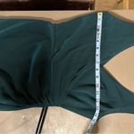 Dress the Population XS EUC. Jordan Crepe Elegant Pine Green Full Length Gown Photo 2
