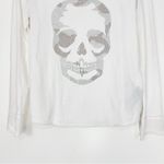 Zadig & Voltaire  Tunisen Skull Camo Gems Lightweight White Tee Size Medium Photo 3