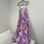 Bardot  Purple Printed Midi Dress Photo 7