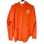 Evereve  x Love Squad Hoodie Medium Orange Create‎ Your Own Narrative Long Sleeve Photo 1