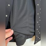 Michael Kors Black Cropped Open Jacket with Crystal Embellishment, Women’s L NWT Photo 5
