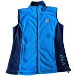 Sperry Topsider Sleeveless Full Zip Mock Vest STS 35 Blue & Navy size Medium Photo 7