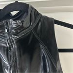 Heroine Sport Black Work Crop Top in Onyx, Zipper, Size L, NWT Size L Photo 1