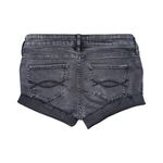 Abercrombie & Fitch Low Rise Micro Mini Black Denim Jean Shorts Sz 2 / 26 y2k Photo 1