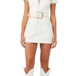 Show Me Your Mumu  Outlaw Dress in Pearly White Small Womens Western Mini Photo 0