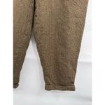 Talbots  100% Wool‎ Houndstooth Pant Women 10 Brown Vintage Cropped Academia Photo 5