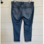 Gap  Boyfriend Fit Jeans Womens US 6 28R Blue Denim Cropped Cuffed Casual Photo 1