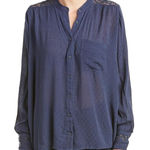 Free People  The Best Button Down Shirt Large Photo 0