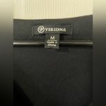 Versona  Black Velvet Cheetah Print Dress Photo 1