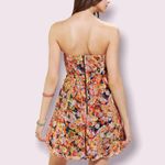 Lucca Couture Urban Outfitters floral strapless chiffon dress Photo 2