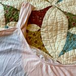 J.Jill Vintage pink Y2K tank top with lace detail. Size M. Brand Photo 1