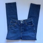 AGOLDE  Straight Leg Jeans Riley Long in Divide Blue Size 27 Photo 1