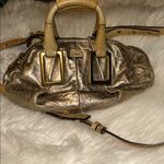 Chloé Chloe Metallic Gold Satchel Bag Photo 1