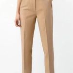 ZARA High Waisted Pants in Taupe Brown Photo 1