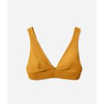 Everlane  The Triangle Bikini Top in Marigold XXS NWT Photo 2
