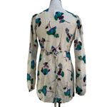 Intimissimi Silk Blouse White Purple Top Size M Photo 7